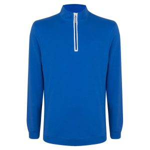 Mens Artemis Rib Side Panel Midlayer - Blue