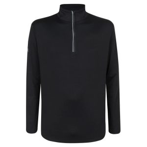 Mens Dunbar 1/2 Zip Midlayer - Black