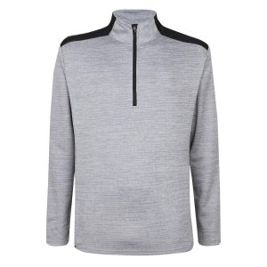 Mens Sunningdale 1/2 Zip Midlayer - Grey/Black