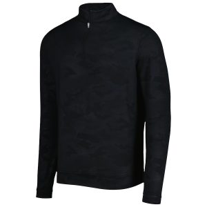 Men's  Black Perth Camo Performance  - Midlayer