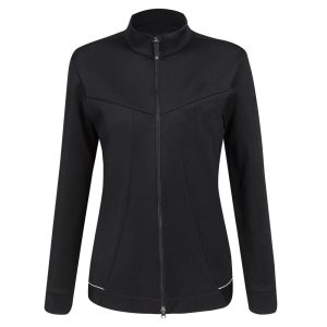 Womens F/zip Midlayer - Black