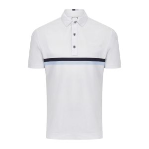 Men's Chest Stripe Polo Shirt
