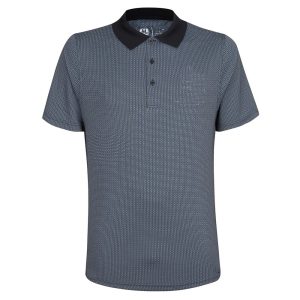 Pique Dot Polo - Black