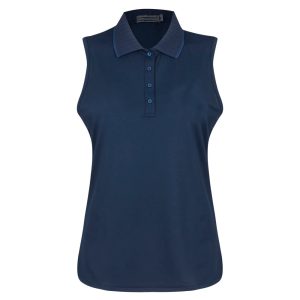 Women's Sleeveless Pique Polo Shirt