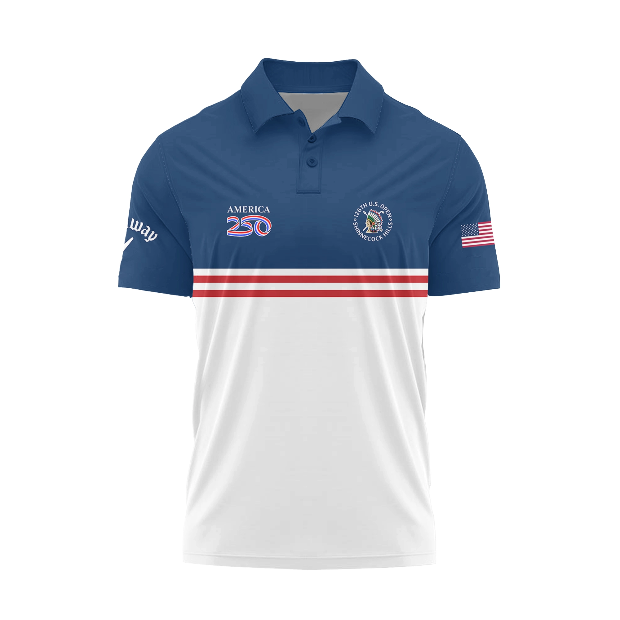 2026 U.S. Open Golf Championship x America’s 250th Anniversary Callaway Luxury Polo – US75 - Image 2