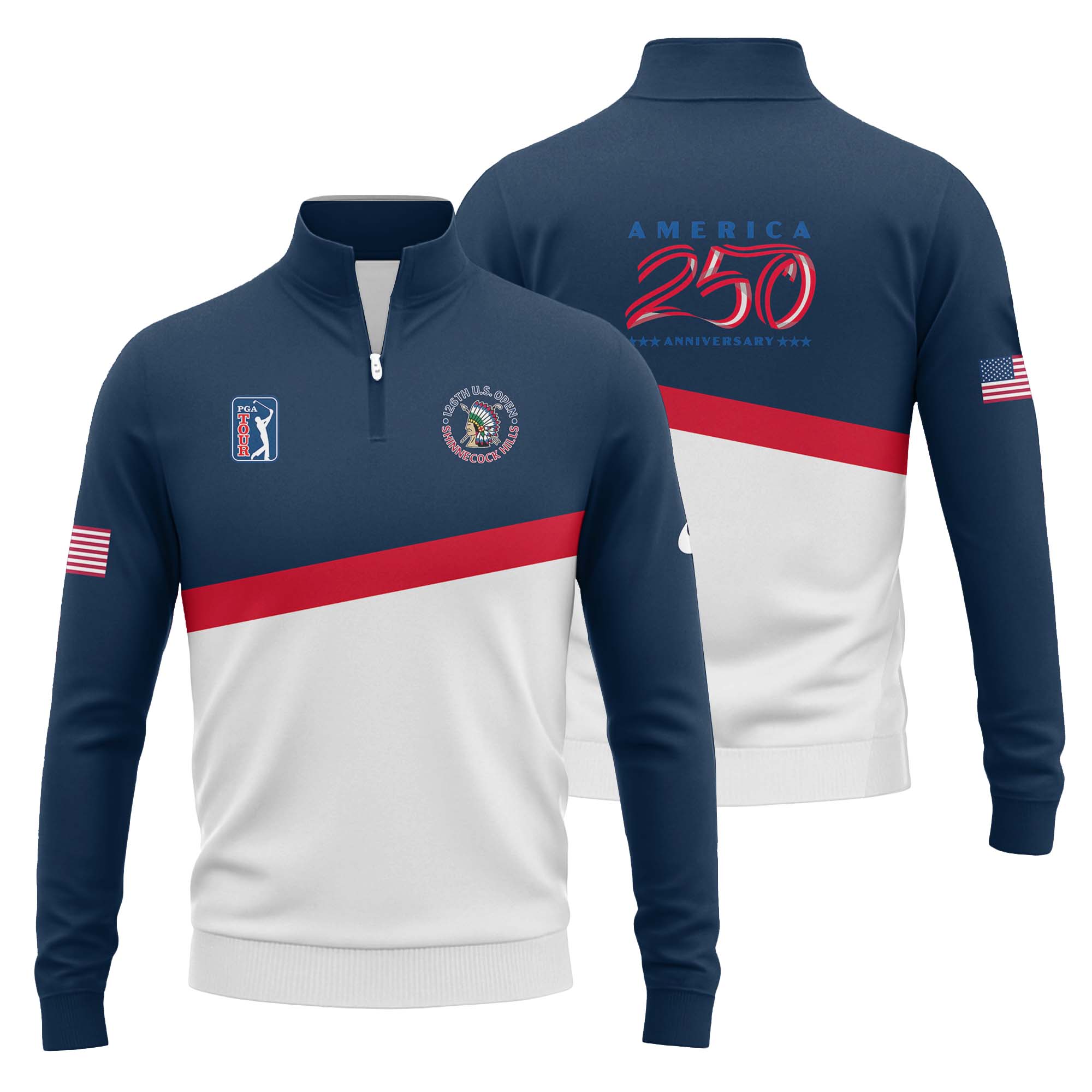 2026 U.S. Open Golf Championship x America’s 250th Anniversary Nike Luxury Golf Apparel – US104 - Image 2