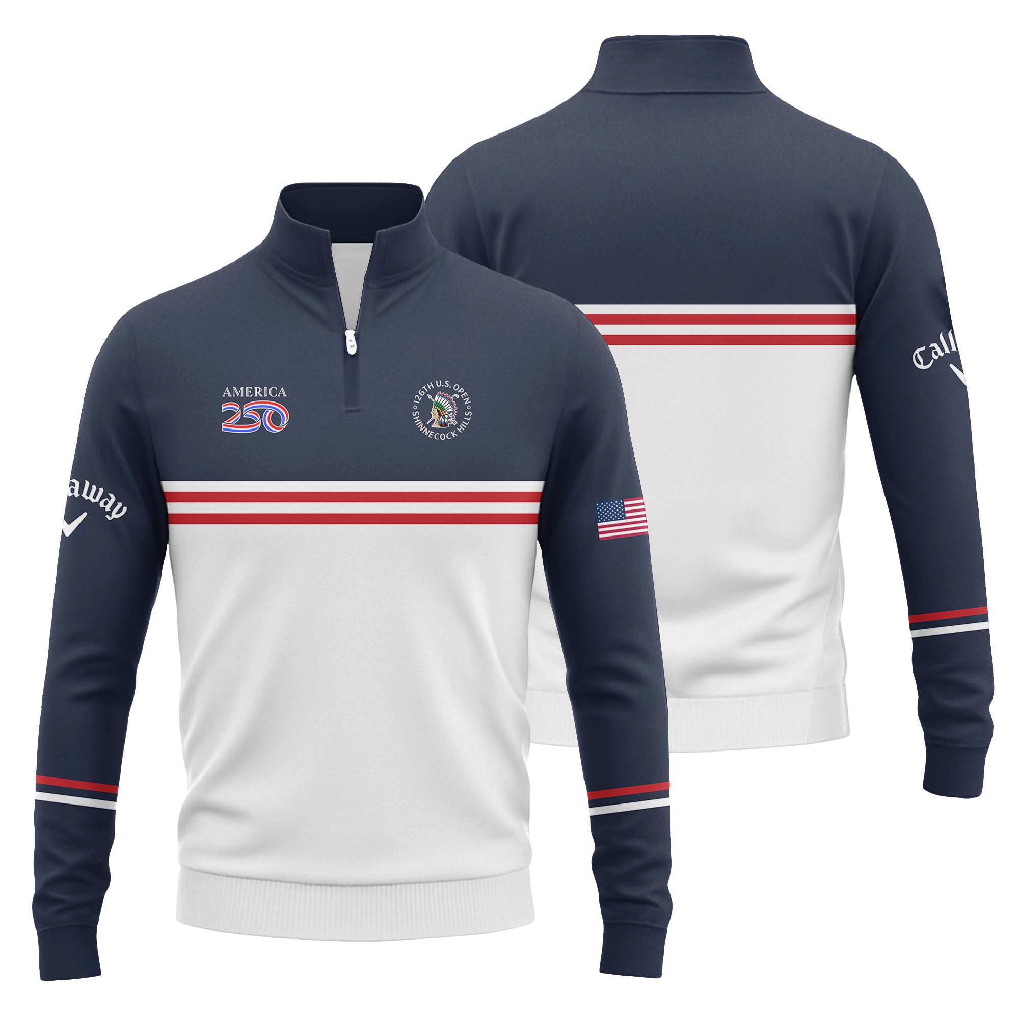 2026 U.S. Open Golf Championship x America’s 250th Anniversary Callaway Luxury Golf Apparel – US74 - Image 2