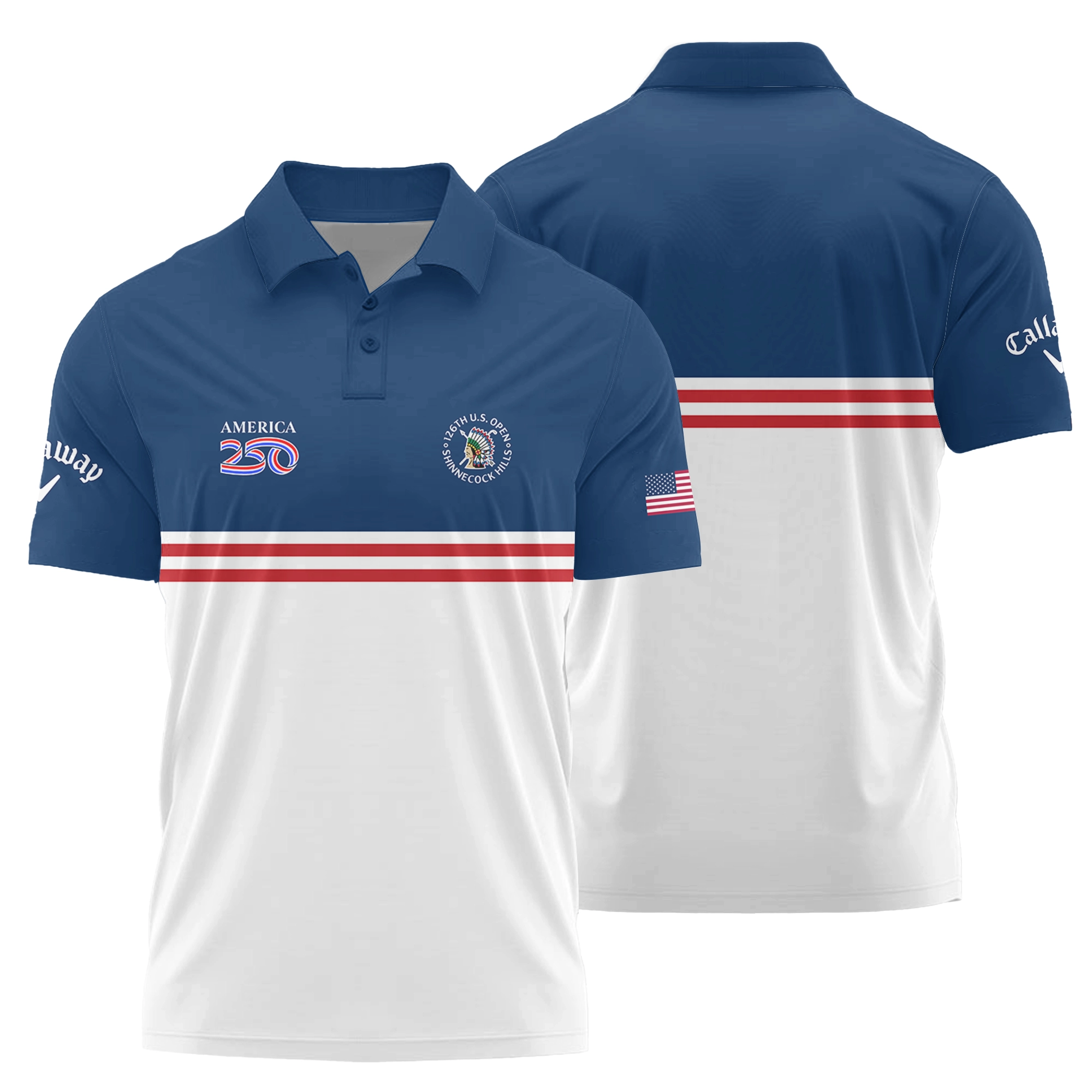 2026 U.S. Open Golf Championship x America’s 250th Anniversary Callaway Luxury Polo – US75